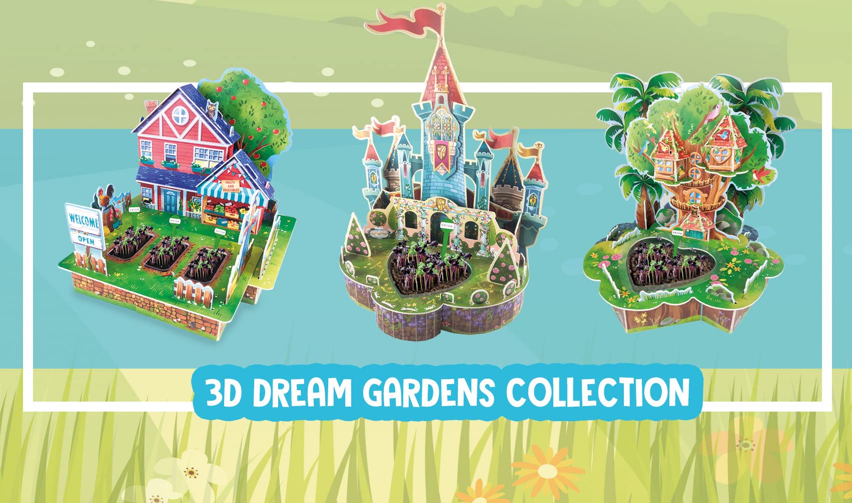 educa-3d-dream-garden-schloss-puzzle-ab-5-jahren image 7