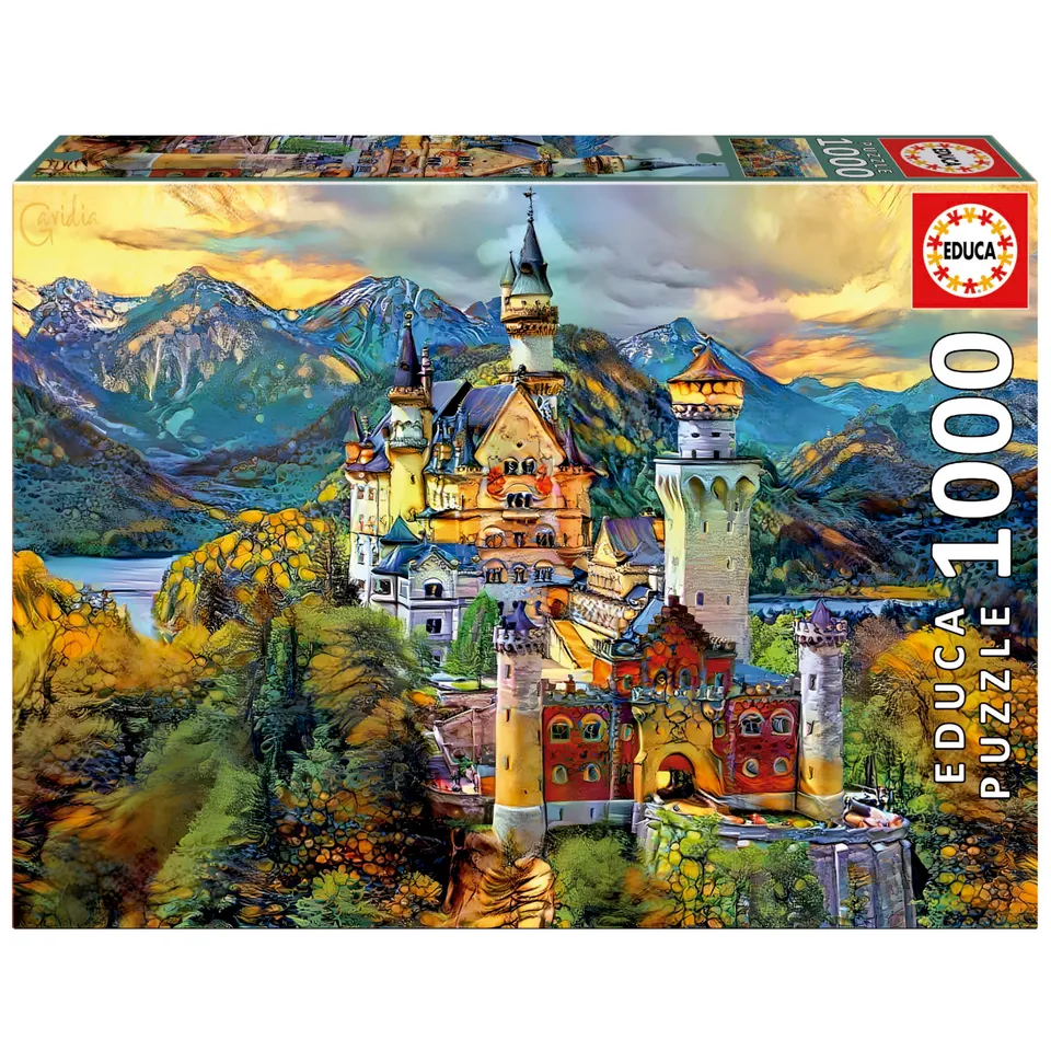 educa-puzzle-1000-teile-schloss-neuschwanstein-erwachsene image 1