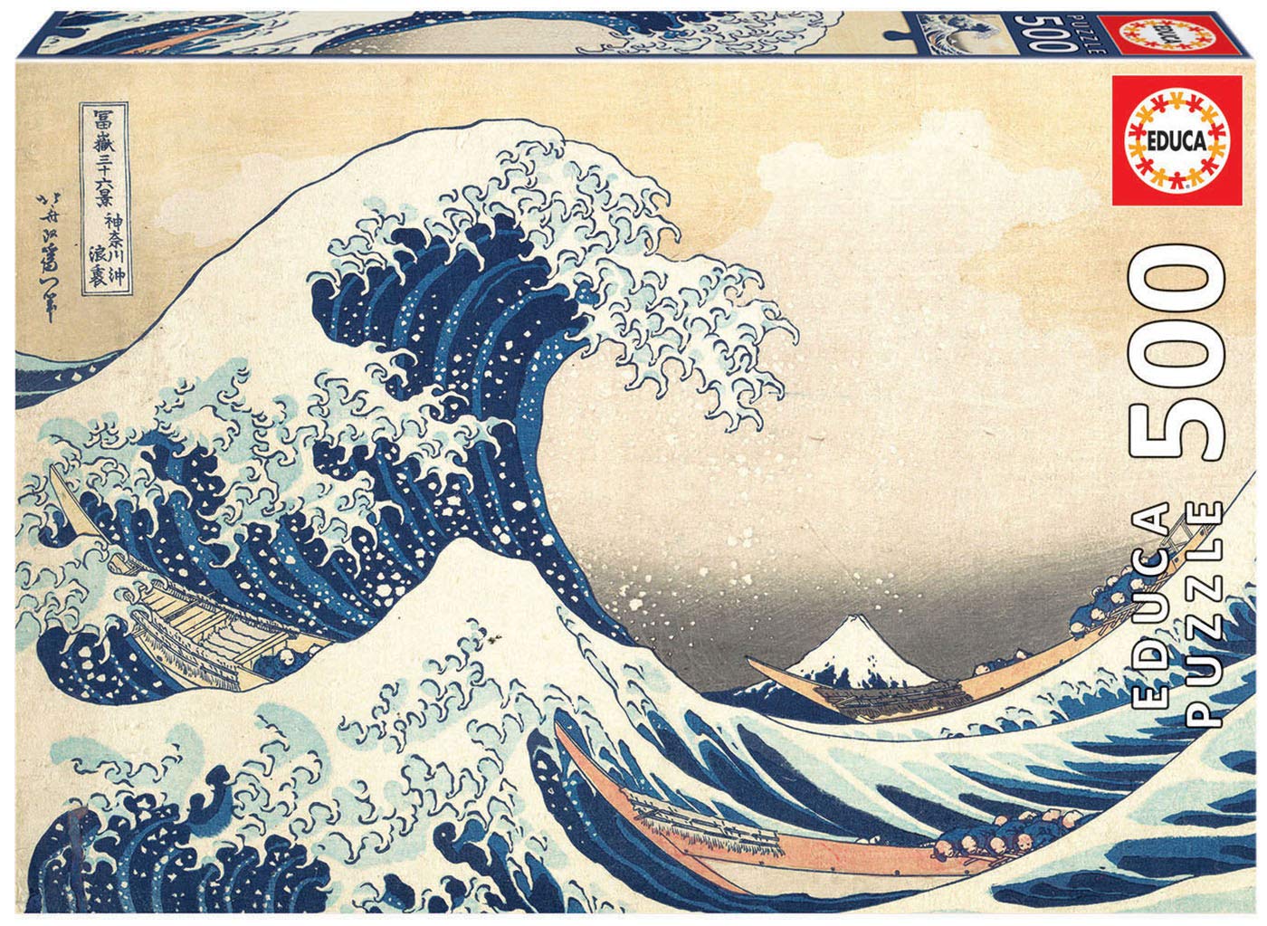 educa-die-gro-e-welle-von-kanagawa-puzzle-500-teile-japan image 1