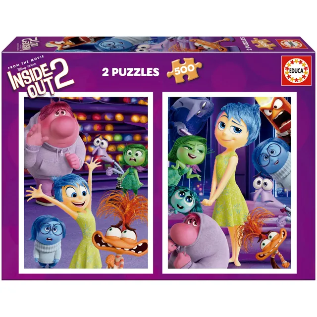 educa-inside-out-2-20101-puzzle-2x500-teile-ab-11-jahren image 1
