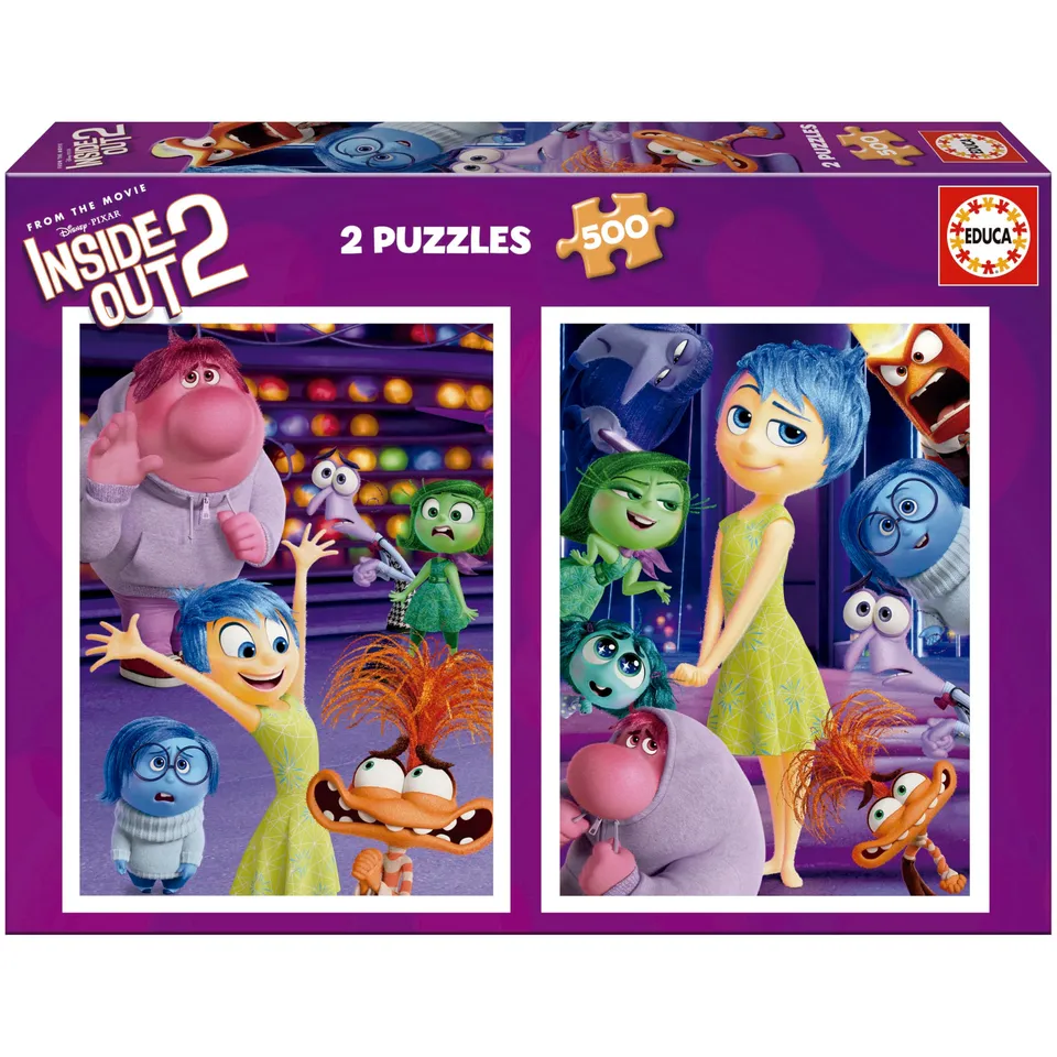 educa-inside-out-2-20101-puzzle-2x500-teile-ab-11-jahren image 1