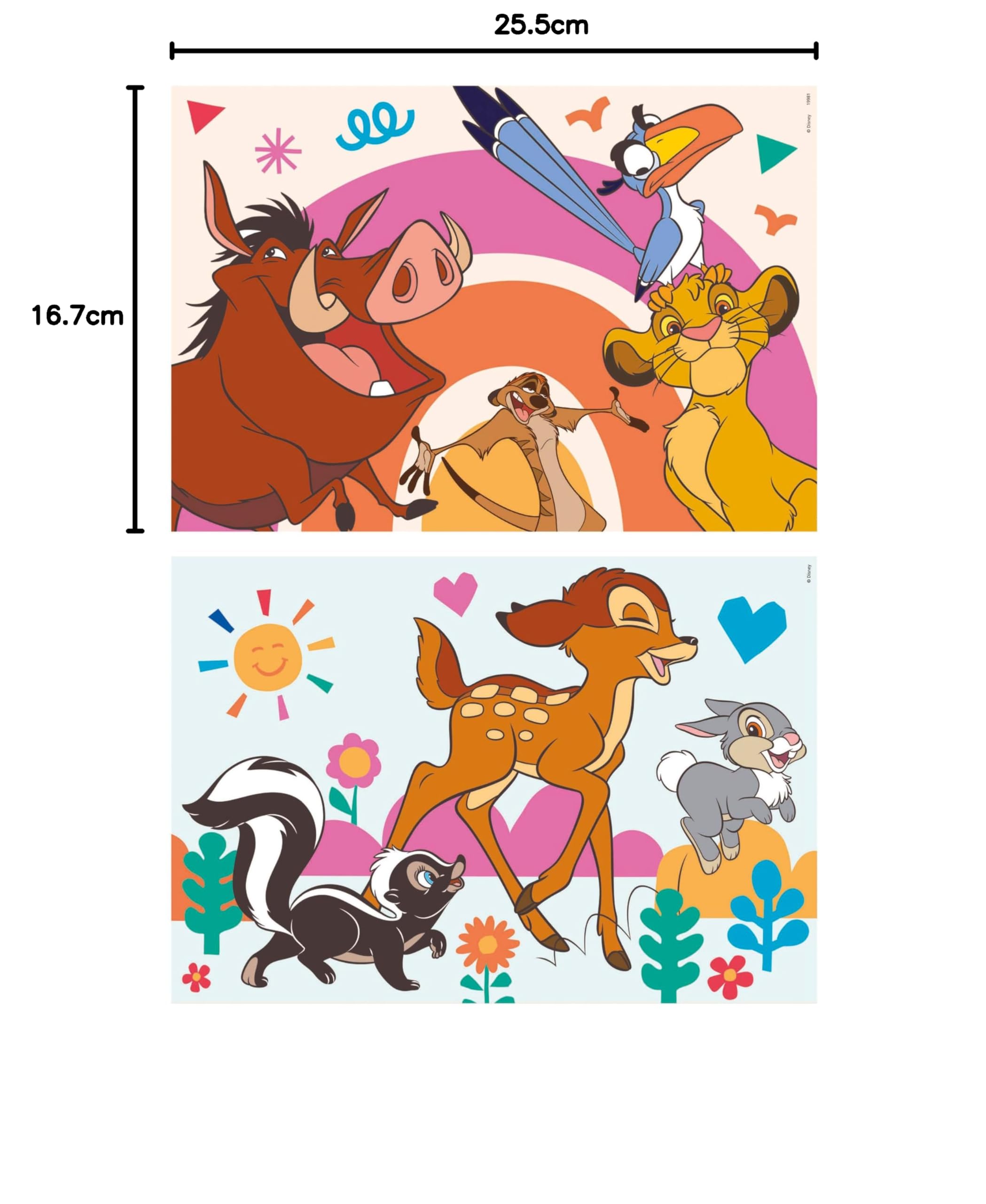 educa-19981-disney-tiere-holzpuzzle-2x16-teile-ab-3-jahren image 7
