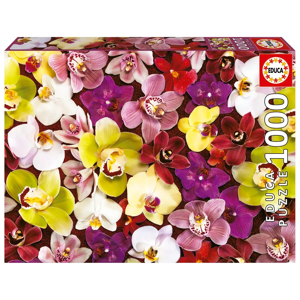 educa-orchideen-collage-puzzle-1000-teile-ab-14-jahren image 1