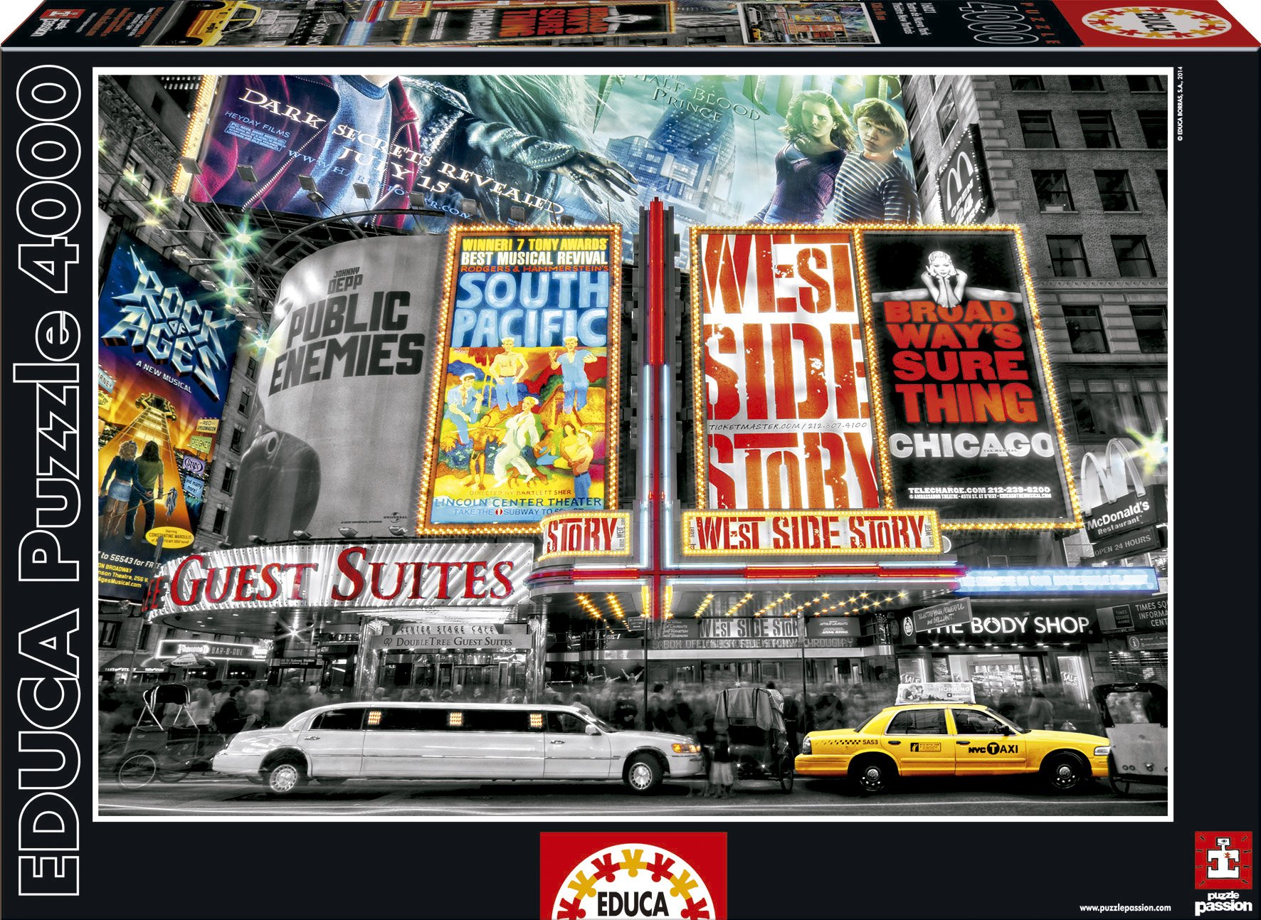 educa-16021-new-york-theater-puzzle-4000-teile-schwarz-wei image 1
