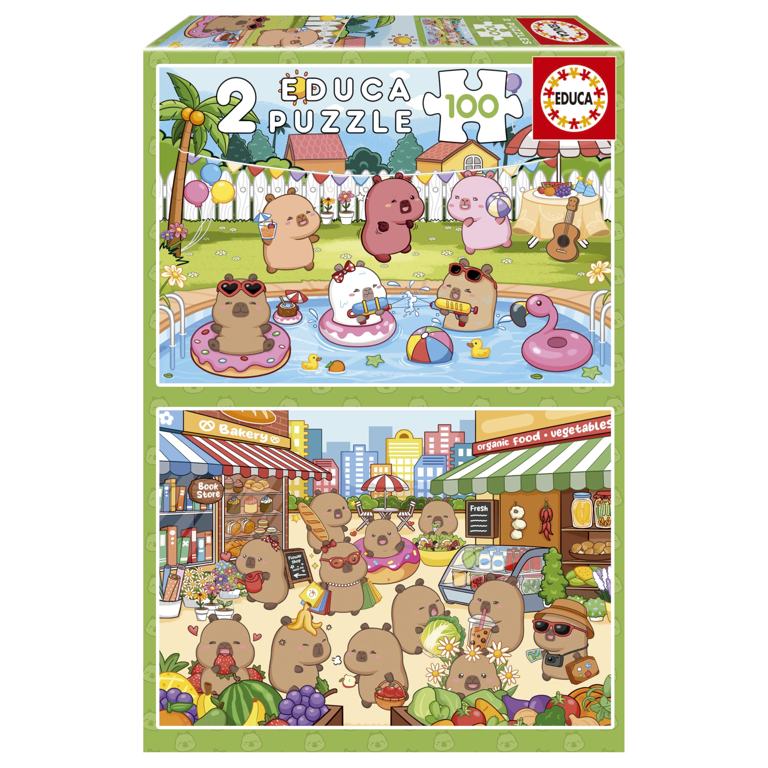 educa-disney-prinzessinnen-puzzle-2x100-teile-ab-5-jahren image 7