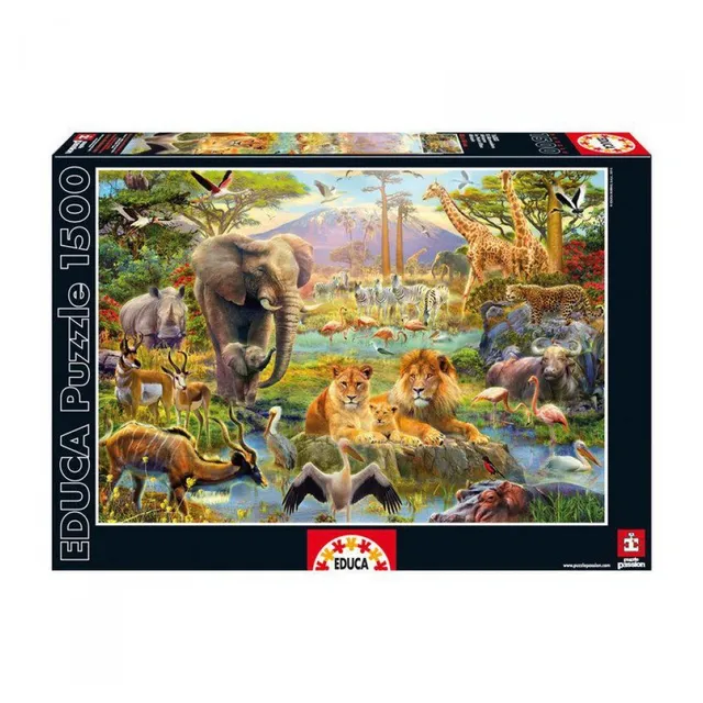 educa-16303-afrikanische-tr-nke-1500-teile-puzzle-tiere image 1