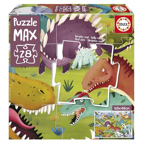 educa-puzzle-max-dinosaurier-kinderpuzzle-28-xxl-teile-ab-3-jahren image 8