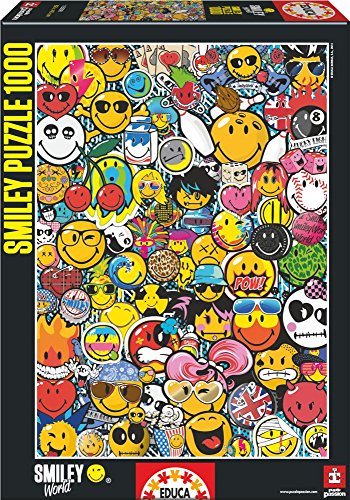 educa-15998-smiley-world-puzzle-1000-teile-bunt image 2