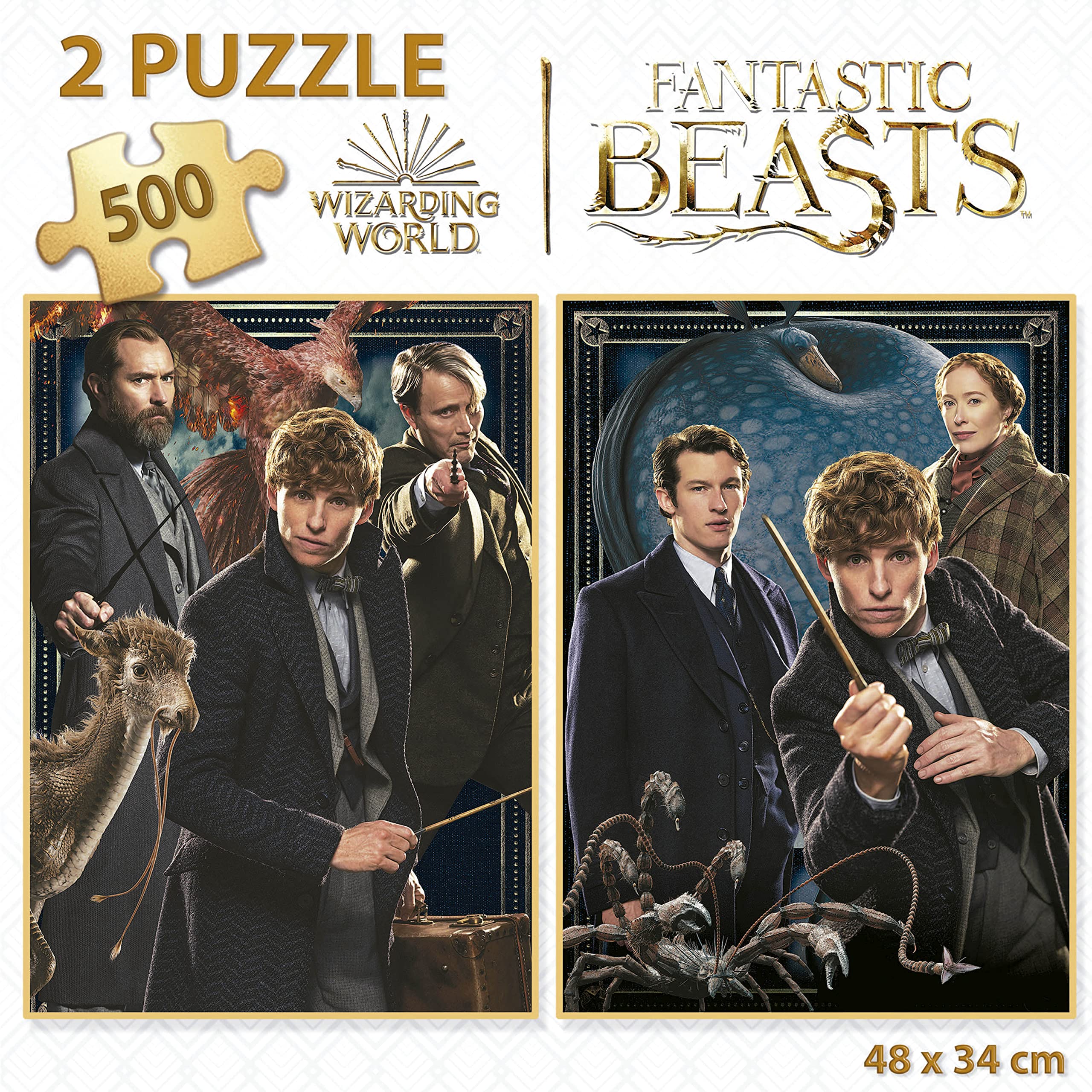 educa-fantastic-beasts-puzzle-2x500-teile-ab-11-jahren image 3