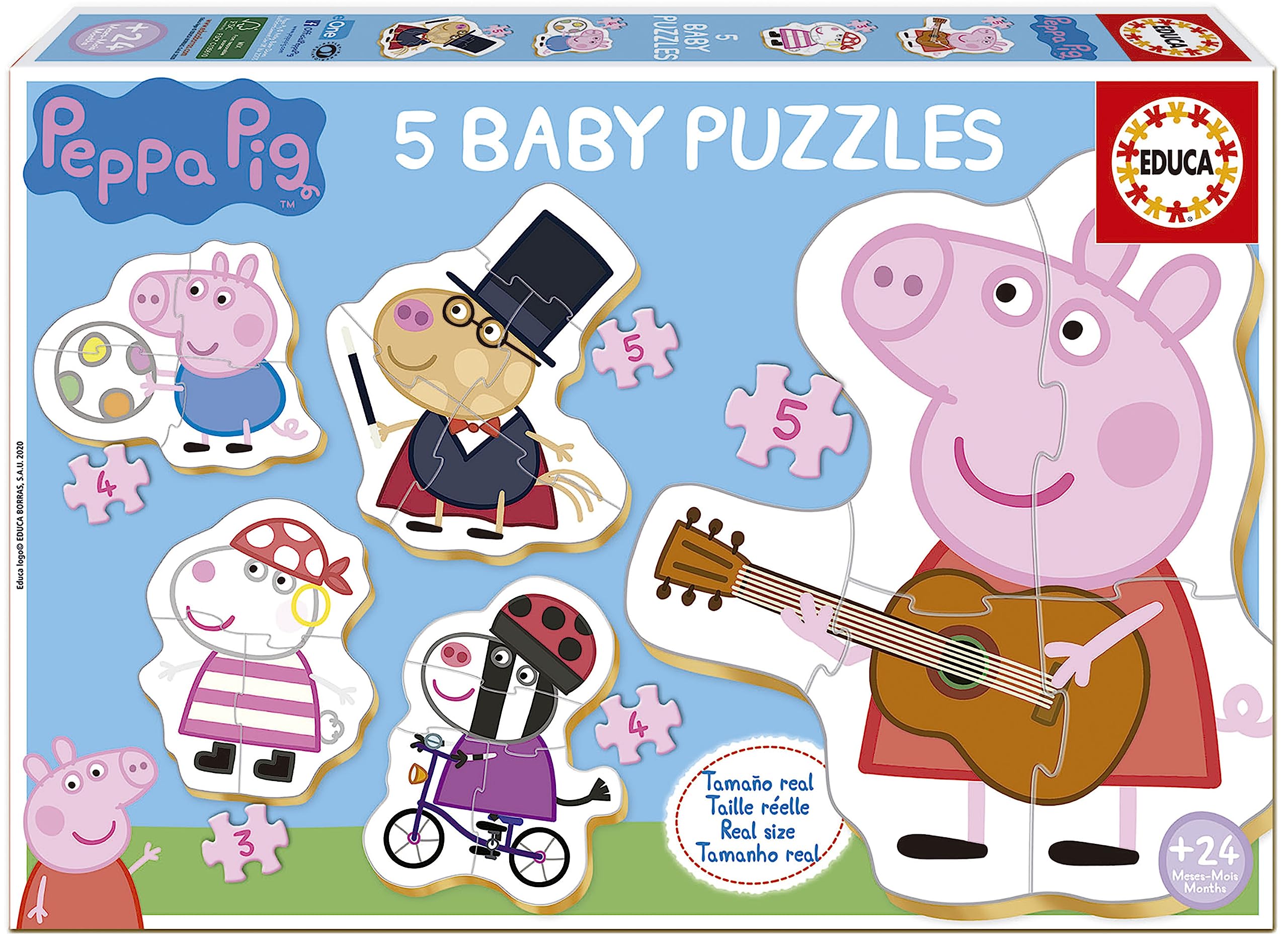 educa-peppa-wutz-puzzle-4in1-20-40-60-80-teile-ab-4-jahren image 7