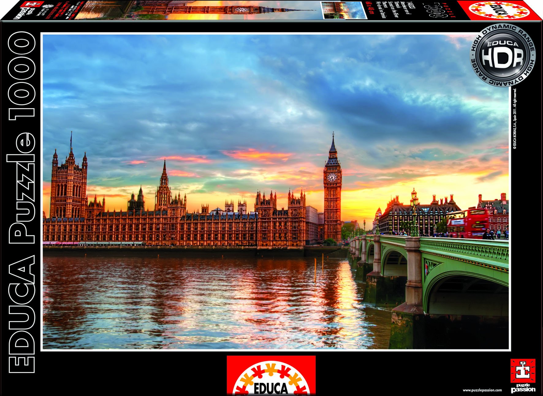 educa-sonnenuntergang-ber-der-themse-puzzle-1000-teile image 1