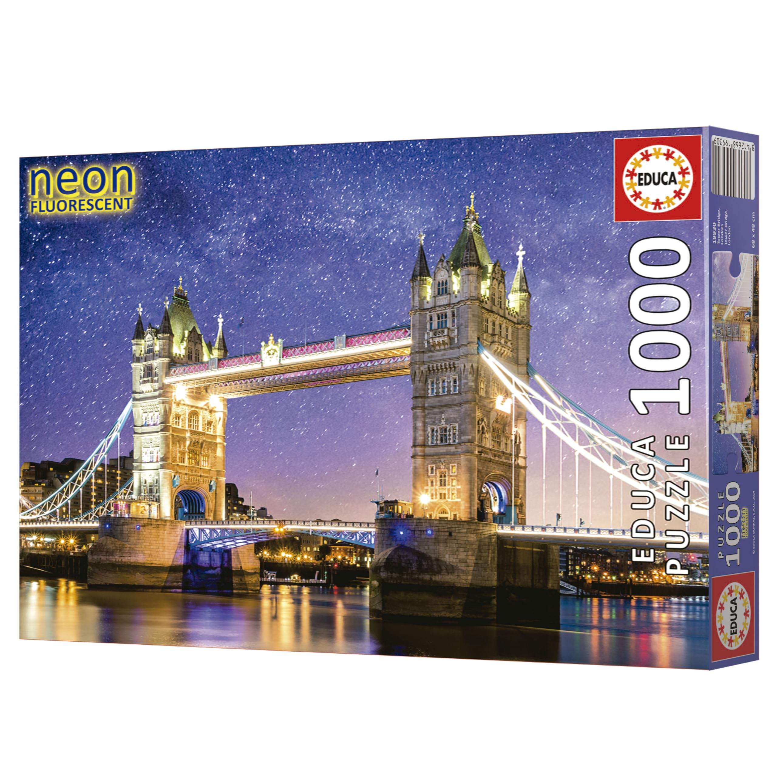 educa-19930-tower-bridge-neon-puzzle-1000-teile-leuchtend image 7