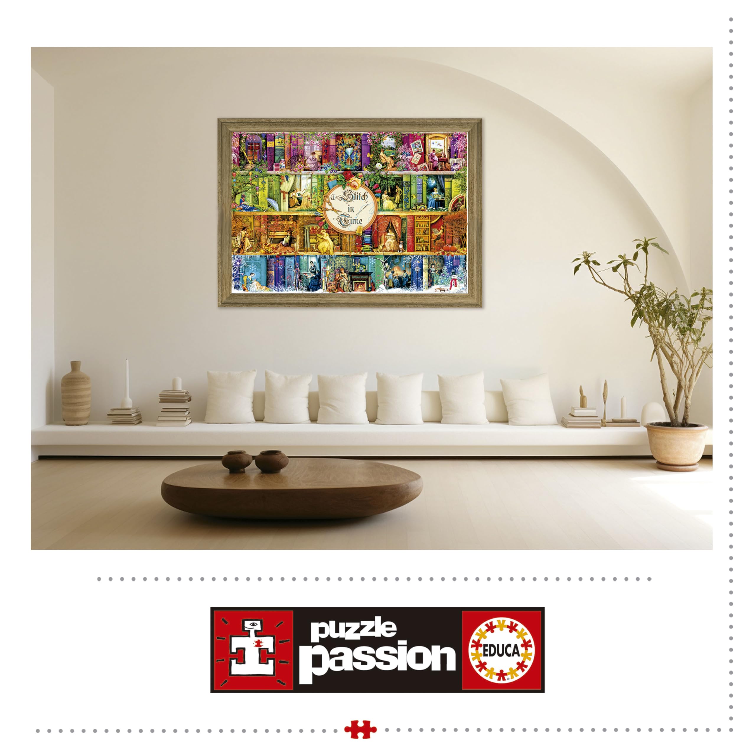 educa-a-stitch-in-time-19946-puzzle-3000-teile-landschaft image 4