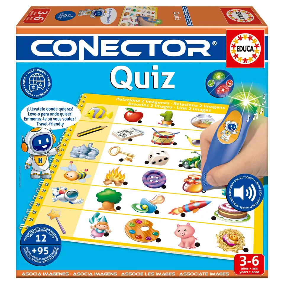 educa-conector-quiz-lernspiel-buch-mit-stift-ab-3-jahren image 1