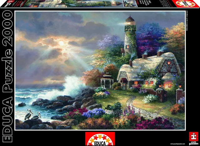 educa-14818-licht-des-himmels-puzzle-2000-teile-james-lee image 1