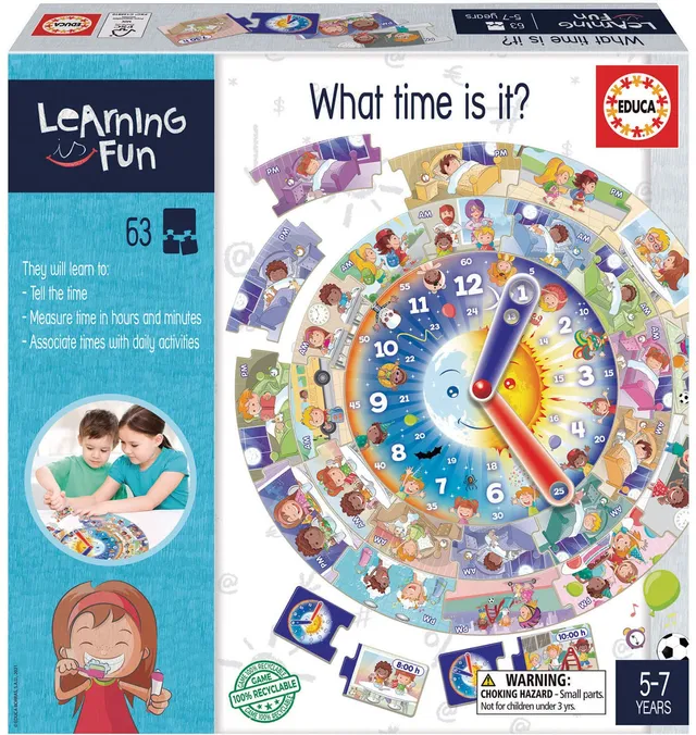 educa-learning-is-fun-18841-lernuhr-lernspiel-uhrzeit image 1