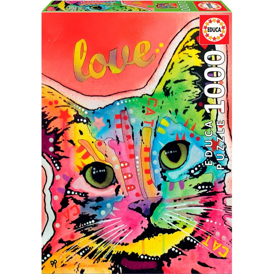 educa-19257-tilt-cat-love-1000-teile-puzzle-katze-ab-14-jahren image 1