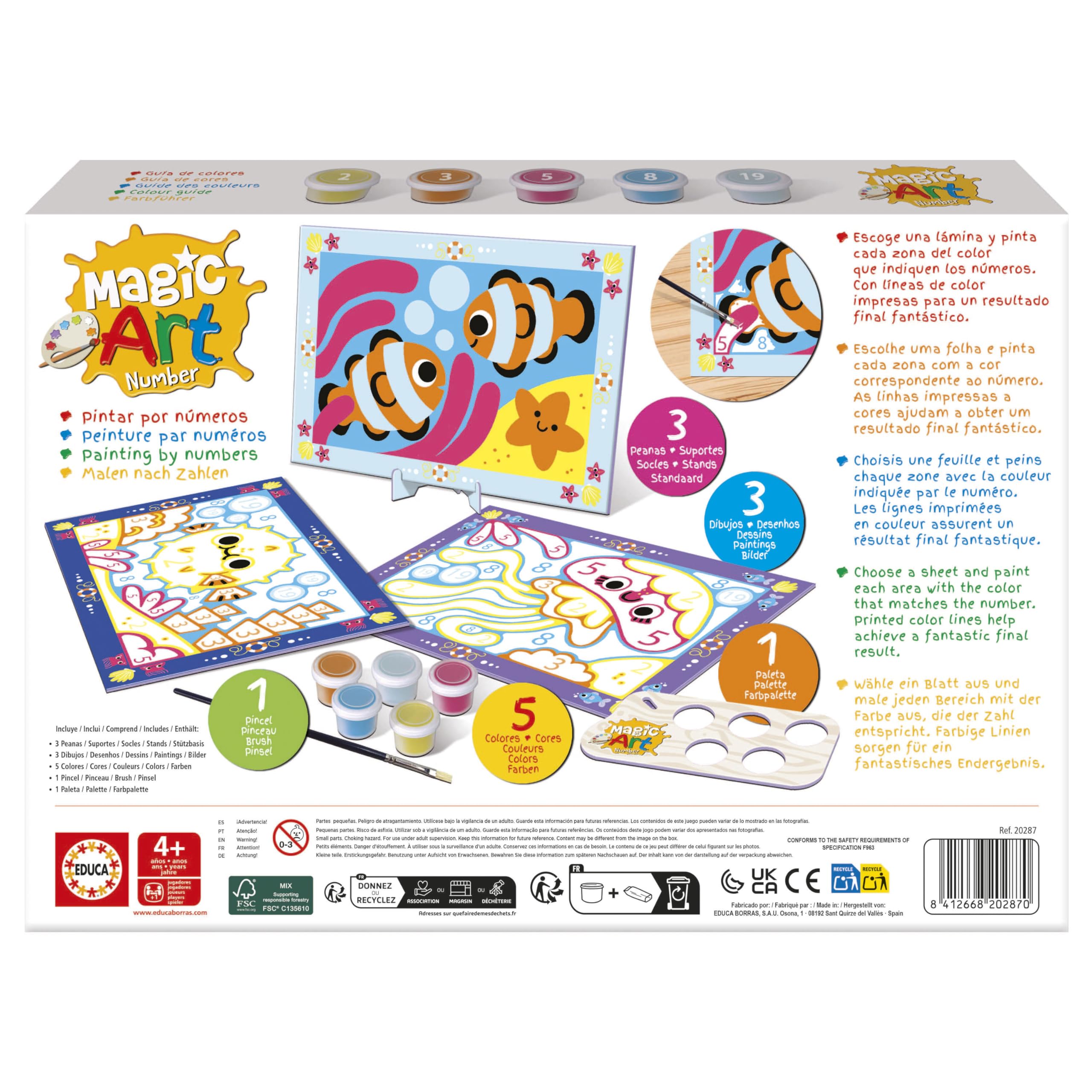 educa-arts-crafts-20287-magic-art-malen-nach-zahlen-unter-dem-meer image 4