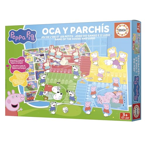 educa-20437-peppa-wutz-2-in-1-brettspiel-g-nsespiel-ludo image 8