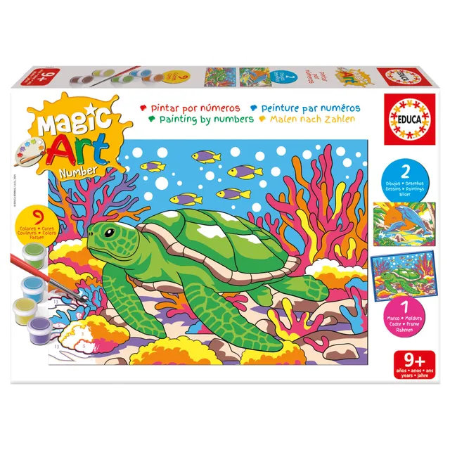 educa-magic-art-number-20407-malset-meerestiere-ab-9-jahren image 1