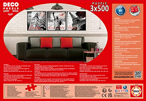 educa-gro-e-st-dte-17096-puzzle-3x500-teile-schwarz-wei image 8