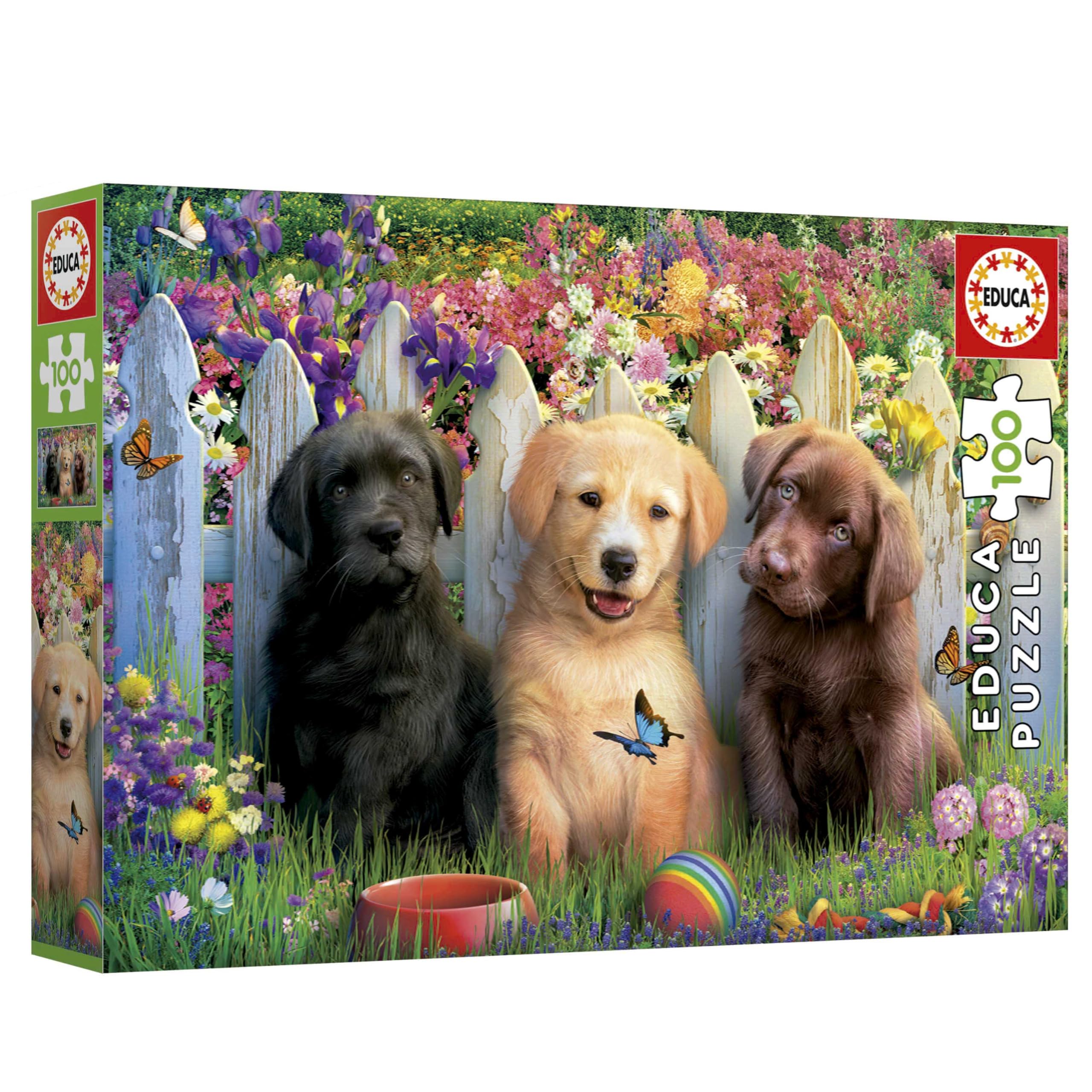educa-19994-entz-ckende-welpen-puzzle-100-teile-ab-6-jahren image 3