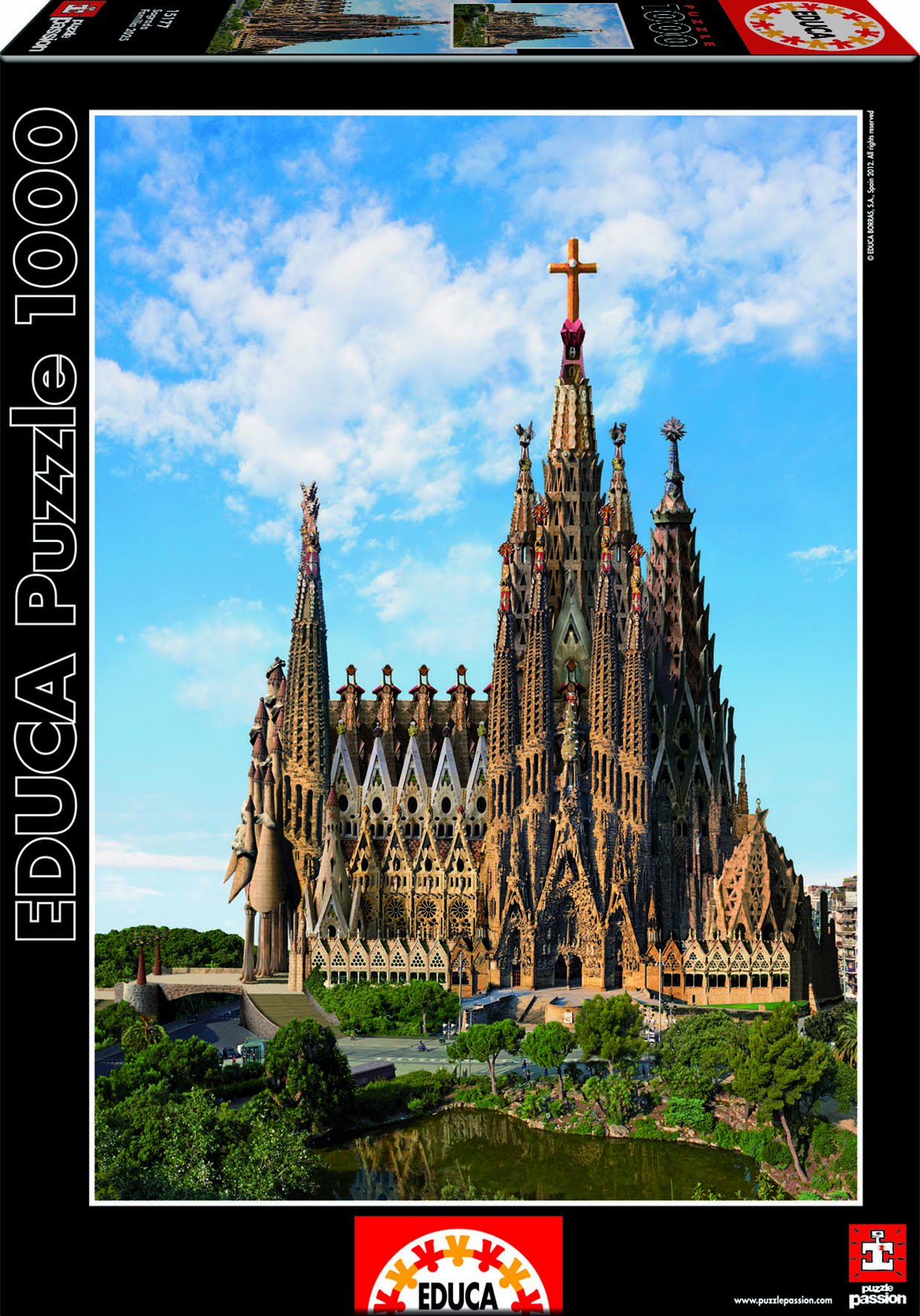 educa-sagrada-familia-2025-puzzle-1000-teile-barcelona image 1