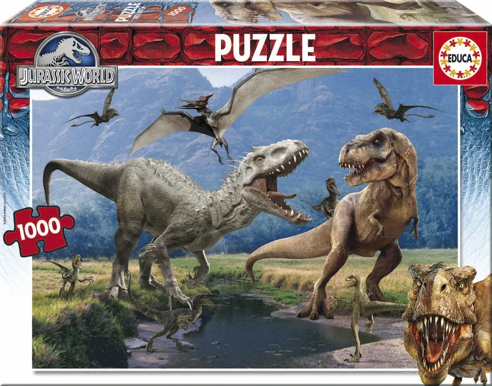 educa-16342-jurassic-park-puzzle-1000-teile-68x48-cm image 1