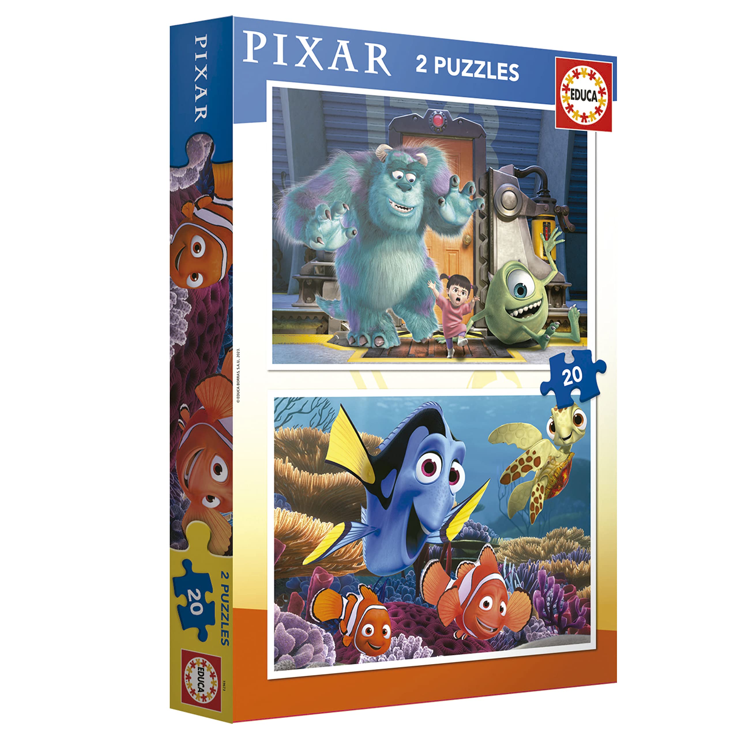 educa-pixar-nemo-monster-ag-puzzle-2x20-teile-ab-3-j image 4