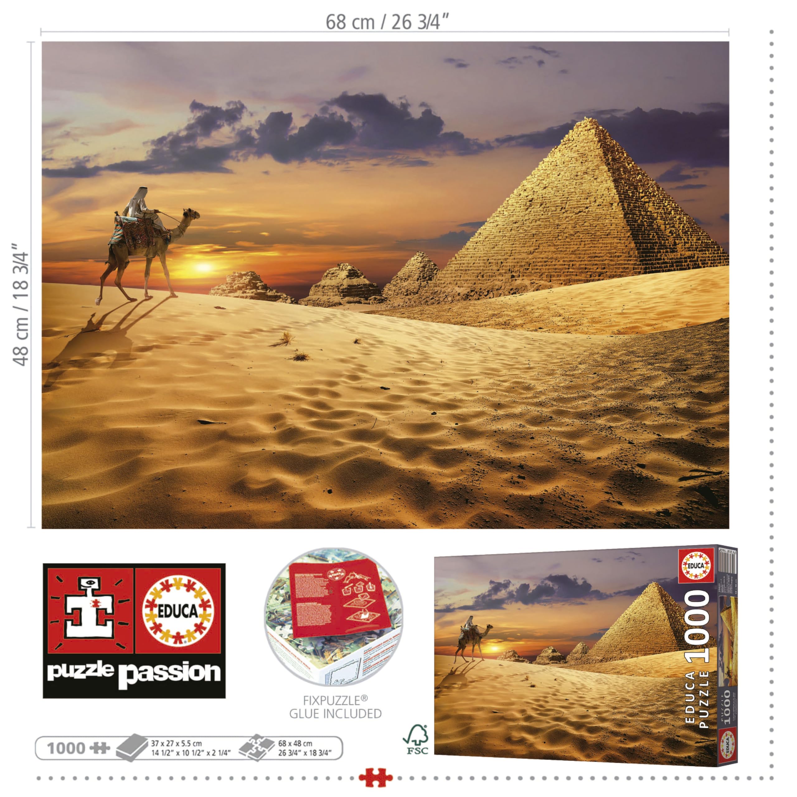 educa-19643-w-ste-sonnenuntergang-puzzle-1000-teile image 3