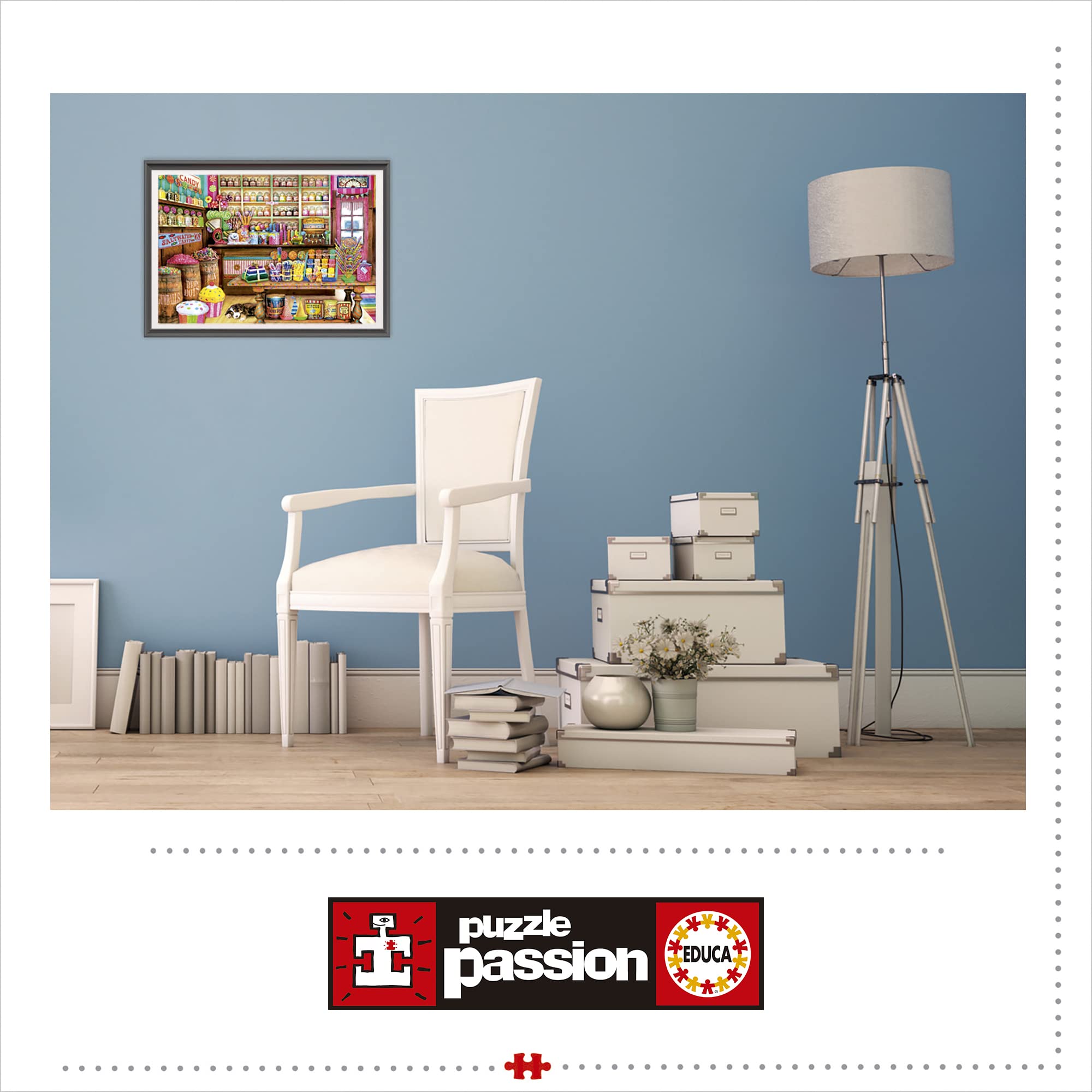educa-the-candy-shop-17104-puzzle-1000-teile-s-warenladen image 4