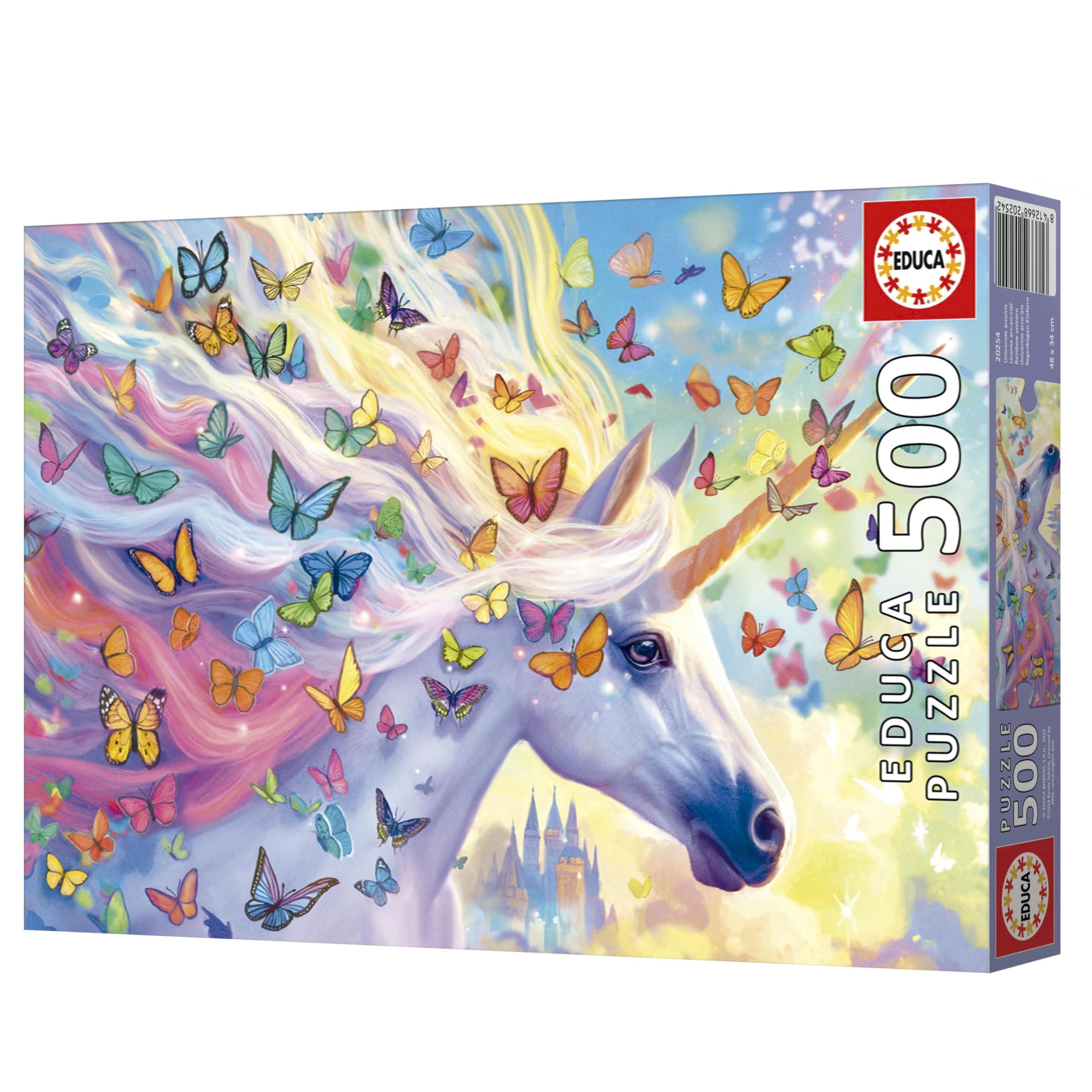 educa-20254-regenbogen-einhorn-puzzle-500-teile image 6