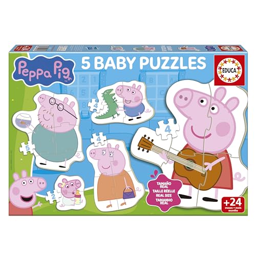 educa-peppa-pig-baby-puzzle-set-5-teilig-ab-2-jahren image 7