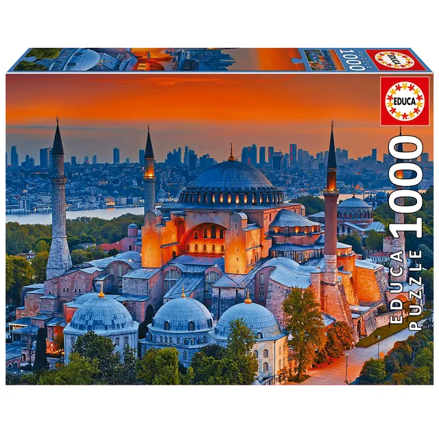 educa-19612-blaue-moschee-puzzle-1000-teile-istanbul image 1