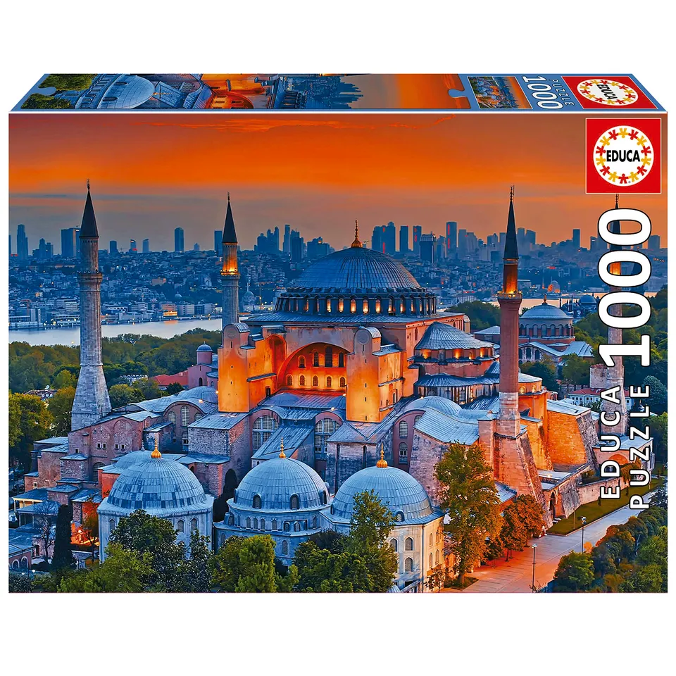 educa-19612-blaue-moschee-puzzle-1000-teile-istanbul image 1
