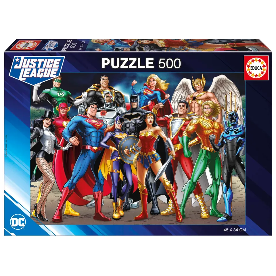 educa-justice-league-puzzle-500-teile-dc-comics-ab-11-jahren image 1