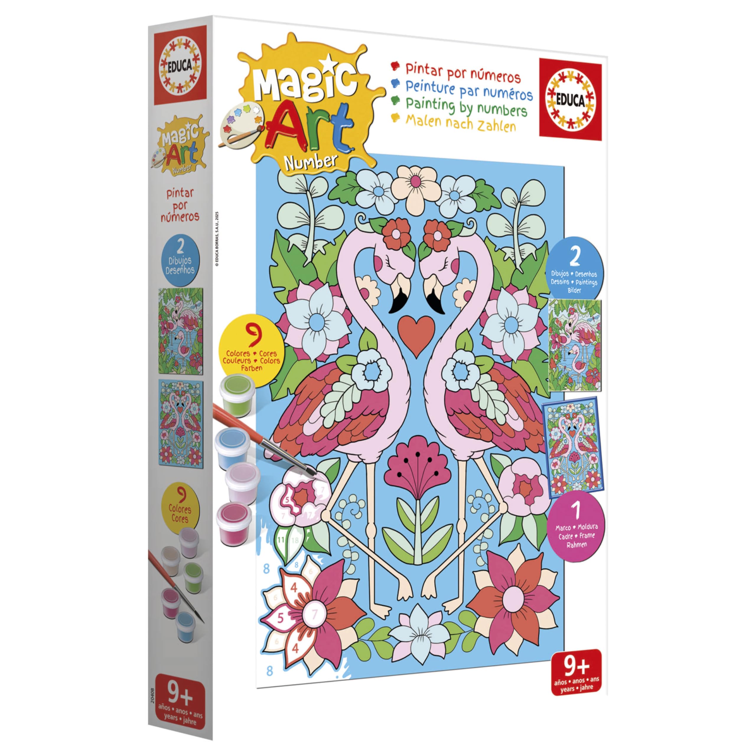 educa-magic-art-number-flamenco-malen-nach-zahlen-ab-9-j image 3