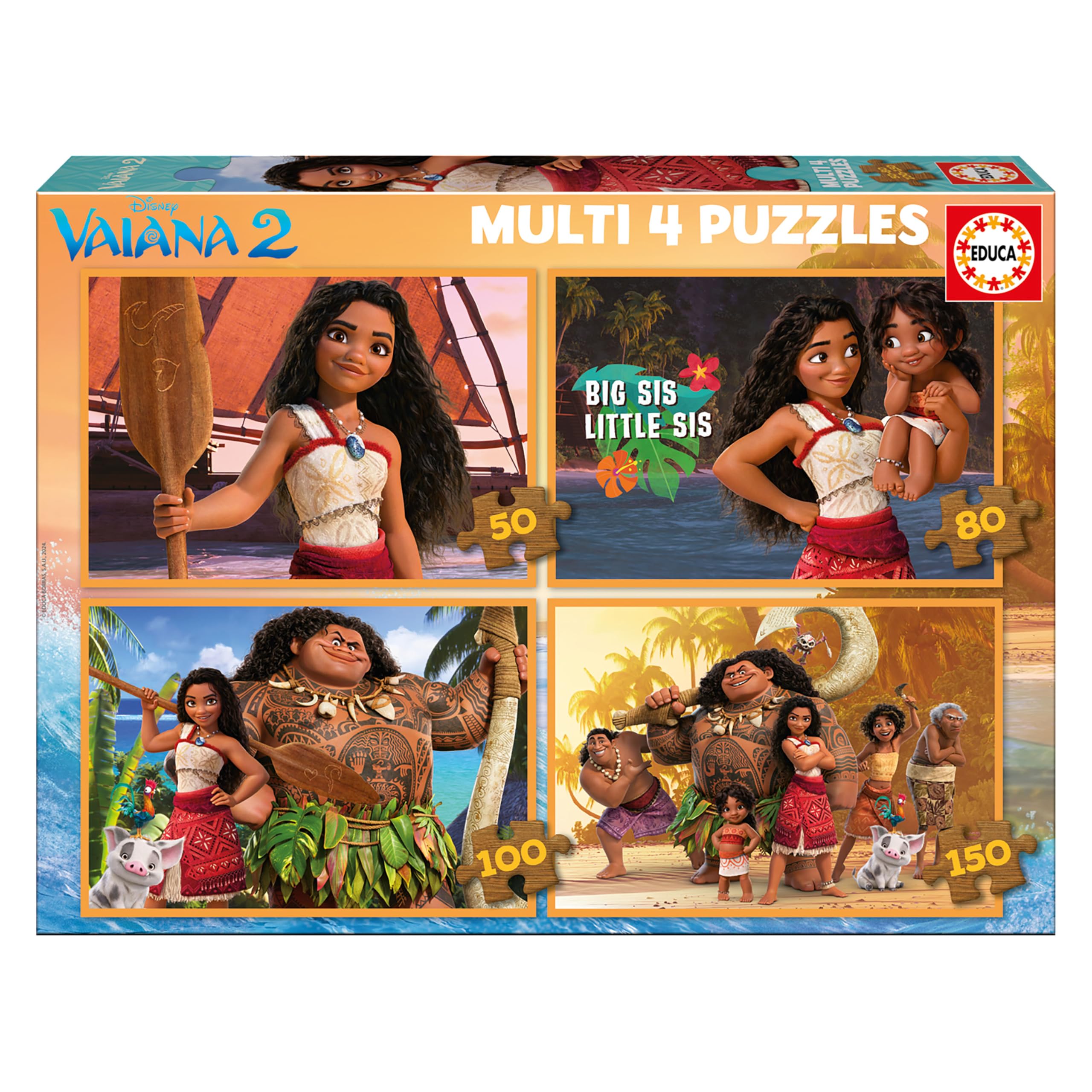 educa-peppa-pig-puzzle-4er-set-20-80-teile-ab-4-jahren-20329 image 6