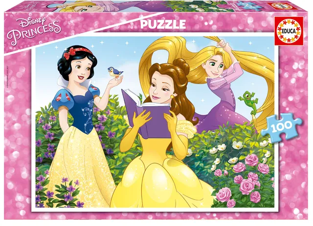 educa-disney-prinzessinnen-kinderpuzzle-100-teile-ab-6-jahren image 1