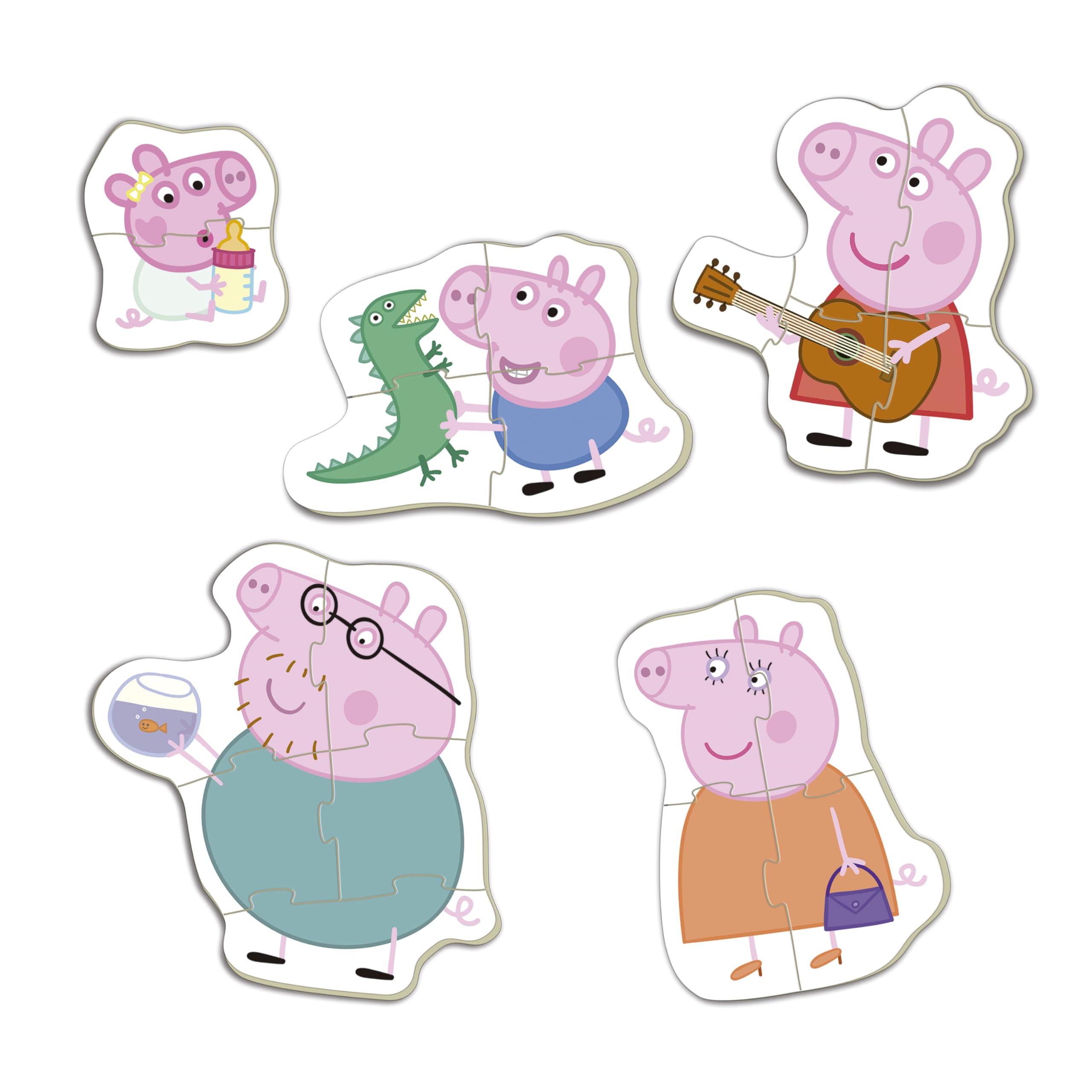 educa-peppa-pig-baby-puzzle-set-5-teilig-ab-2-jahren image 2