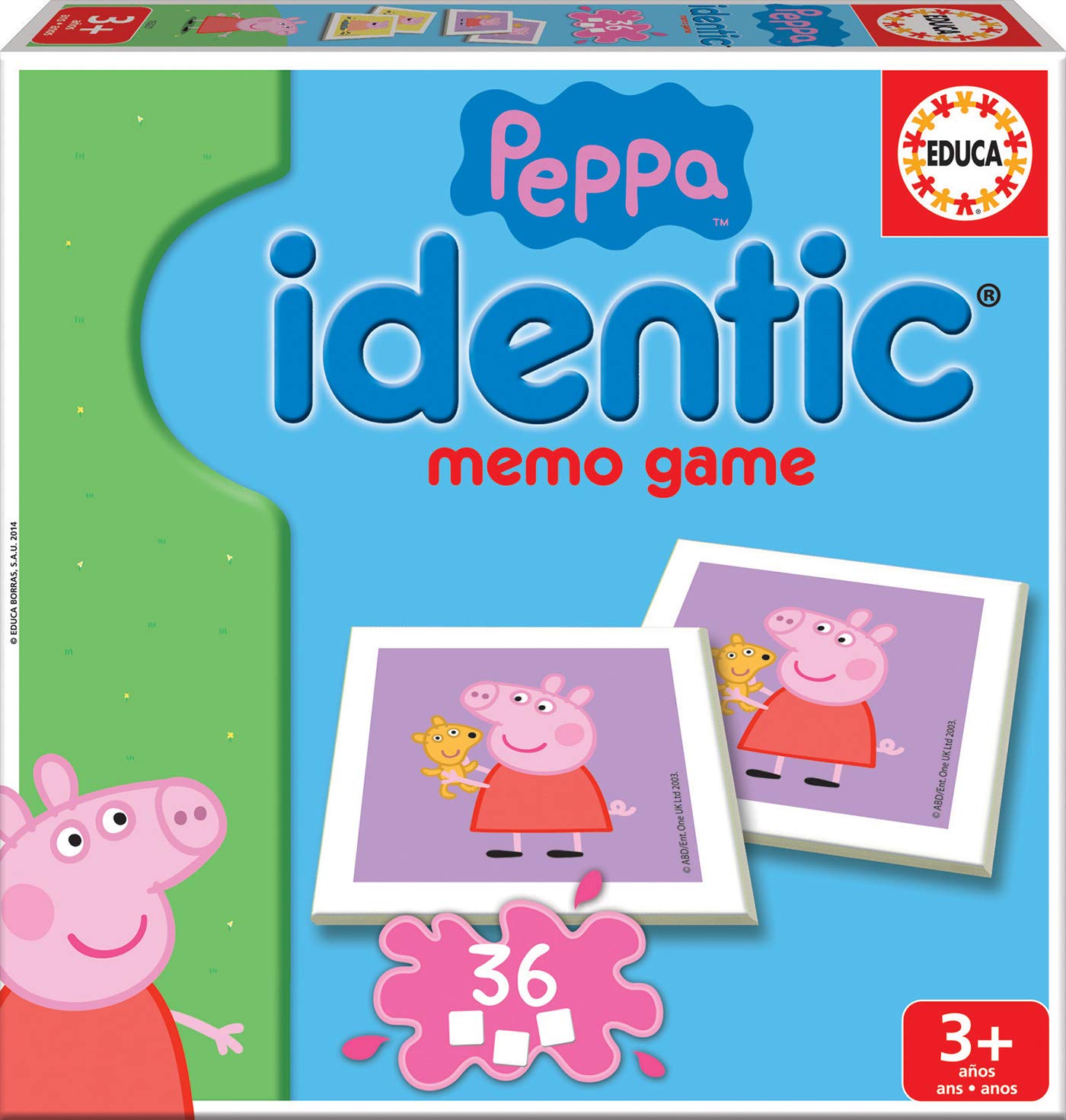 educa-identic-16227-gesellschaftsspiel-peppa-wutz-franz-version-ab-3-j image 1