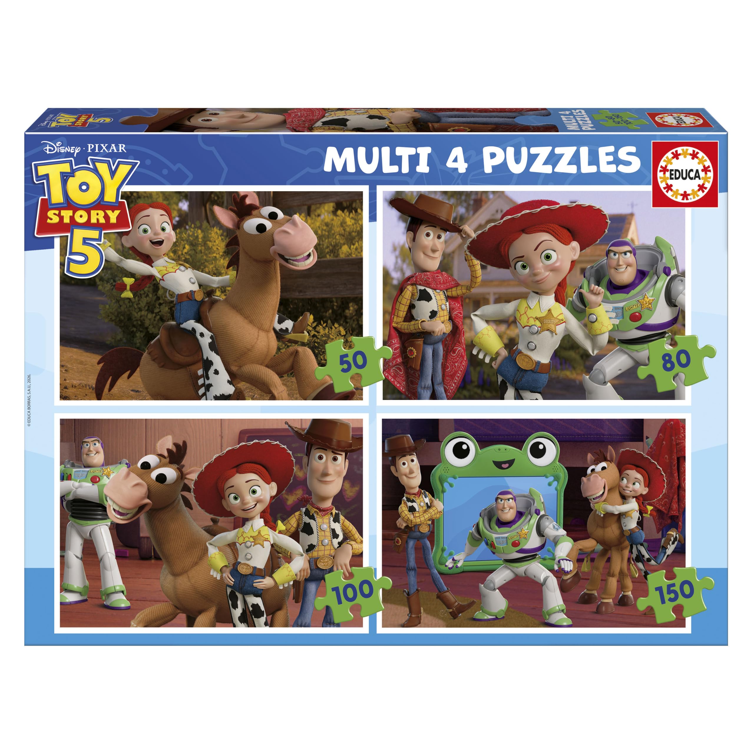 educa-peppa-pig-puzzle-4er-set-20-80-teile-ab-4-jahren-20329 image 8