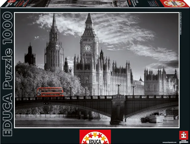 educa-15180-london-bus-puzzle-1000-teile-stadtmotiv image 1