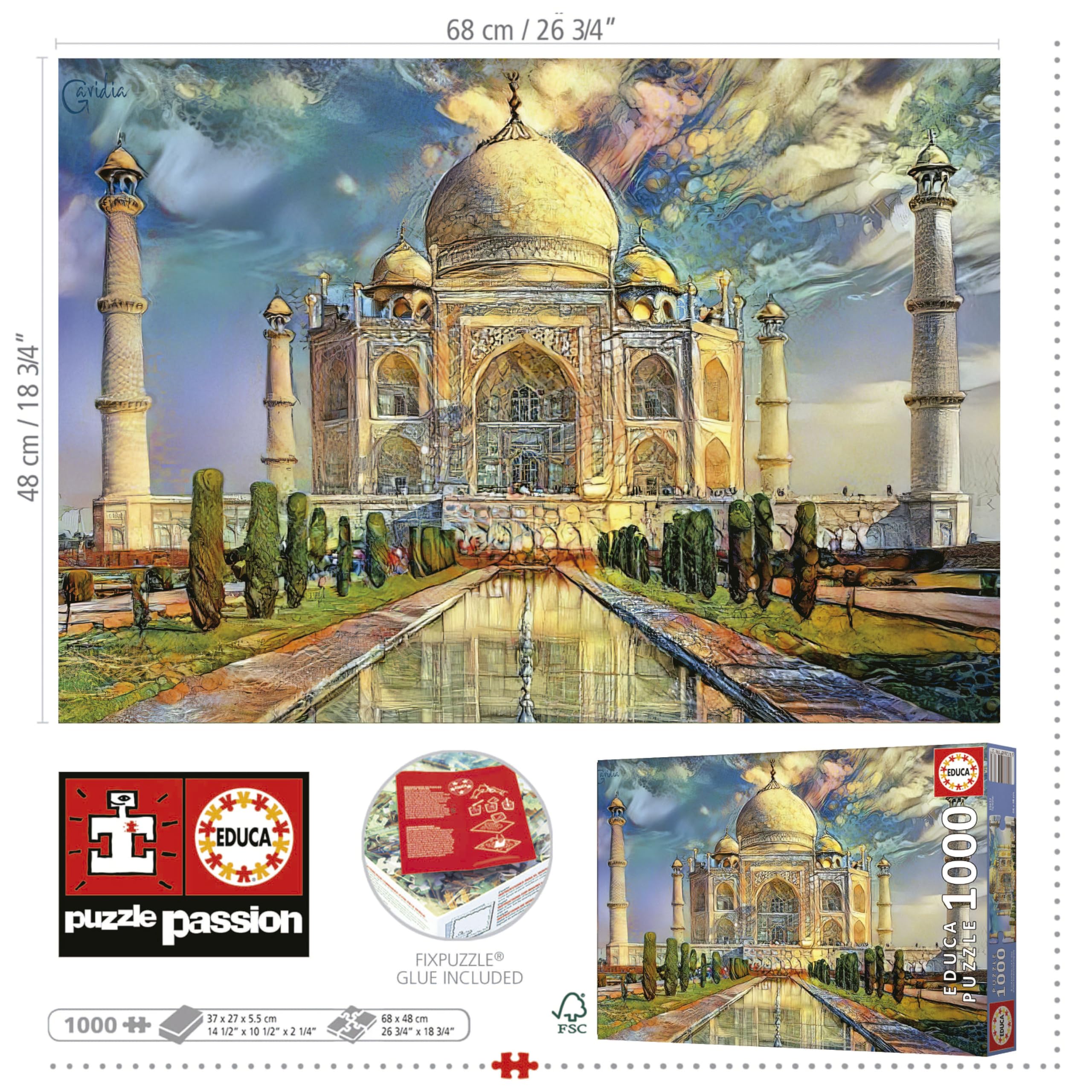 educa-taj-mahal-19613-1000-teile-puzzle-68x48-cm image 4