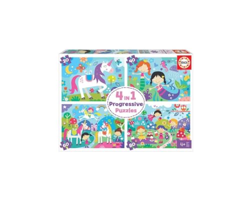 educa-fantasiewelten-kinderpuzzle-4in1-20-40-60-80-teile-ab-4 image 4