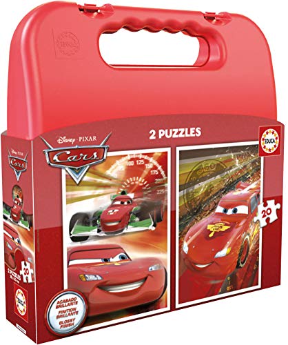 educa-16509-disney-cars-koffer-puzzle-2x20-teile image 8