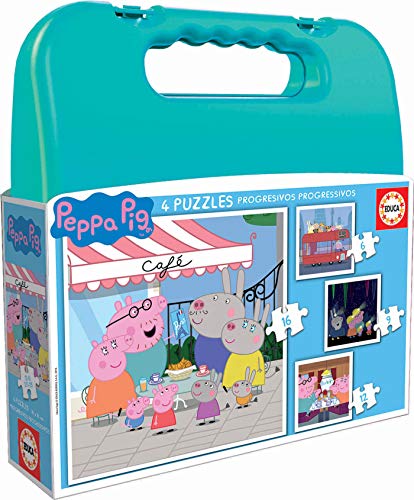 educa-peppa-wutz-puzzle-koffer-6-9-12-16-teile-ab-3 image 6