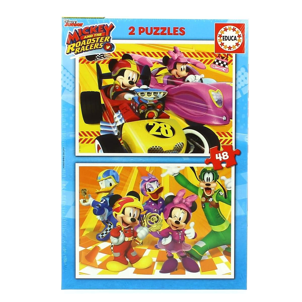 educa-mickey-roadster-racers-2x50-teile-kinderpuzzle-ab-4 image 2