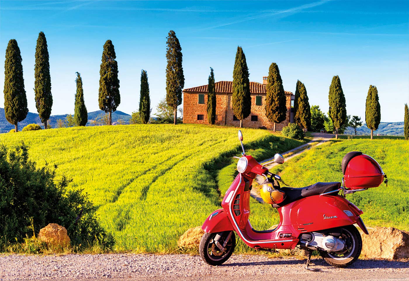 educa-17121-scooter-in-toscana-puzzle-1500-teile-85x60-cm image 2