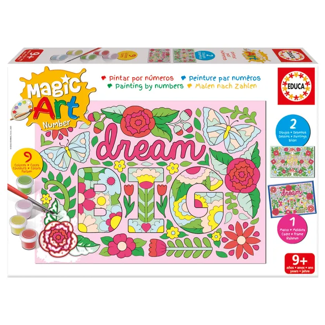 educa-magic-art-number-malen-nach-zahlen-blumen-20302-ab-9-j image 1
